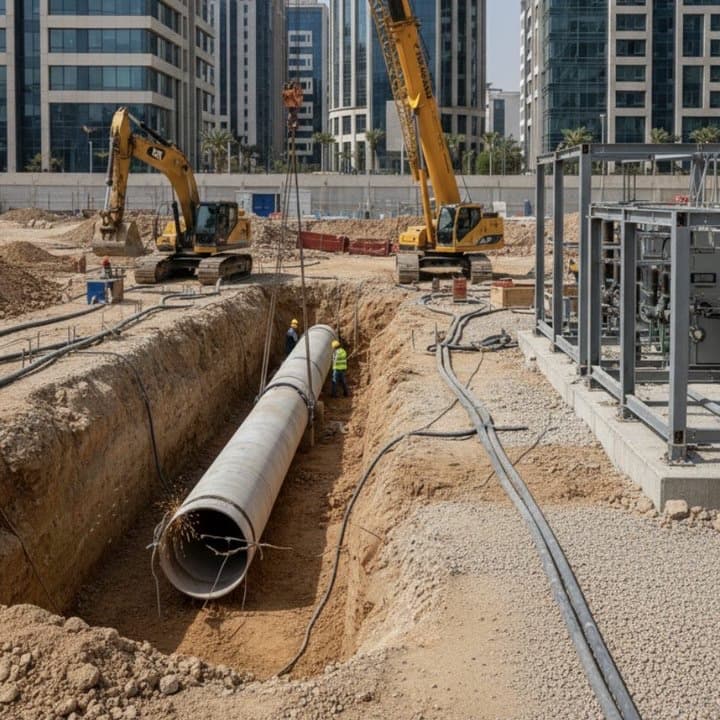 King Hussein Business Park District Cooling Infrastructure