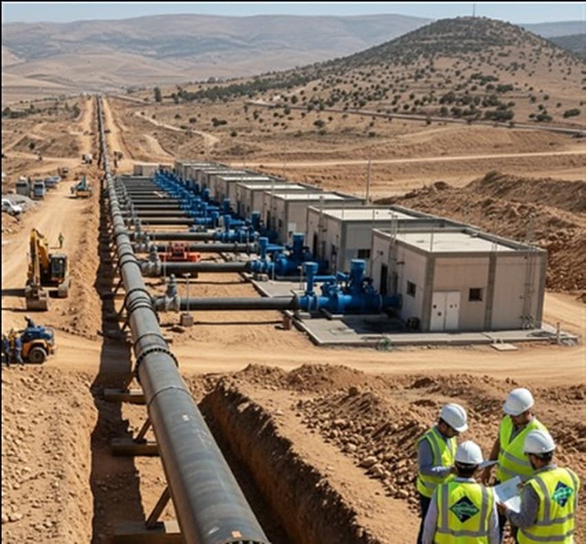 Lajjoun Water Transmission Infrastructure Project